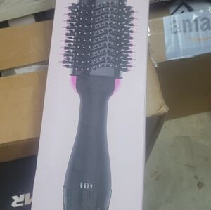 Pink and Black Women’s Hot Air Styling Brush